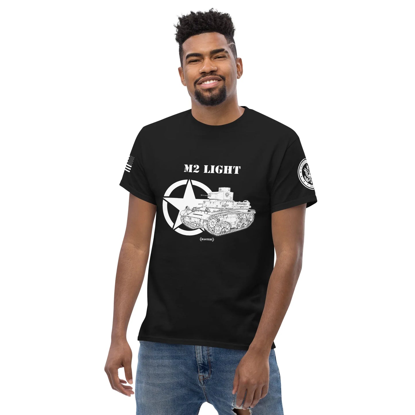 amerikanischer-leichter-panzer-m2-light-mastery-t-shirt-sw-t-shirt-jlr-design-3 - JLR Design