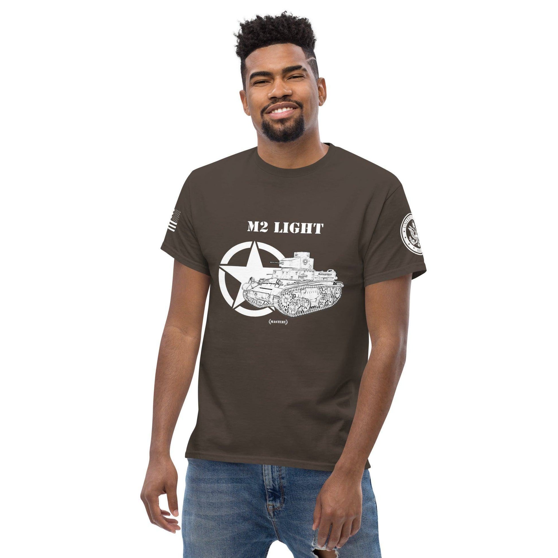 amerikanischer-leichter-panzer-m2-light-mastery-t-shirt-sw-t-shirt-jlr-design-5 - JLR Design