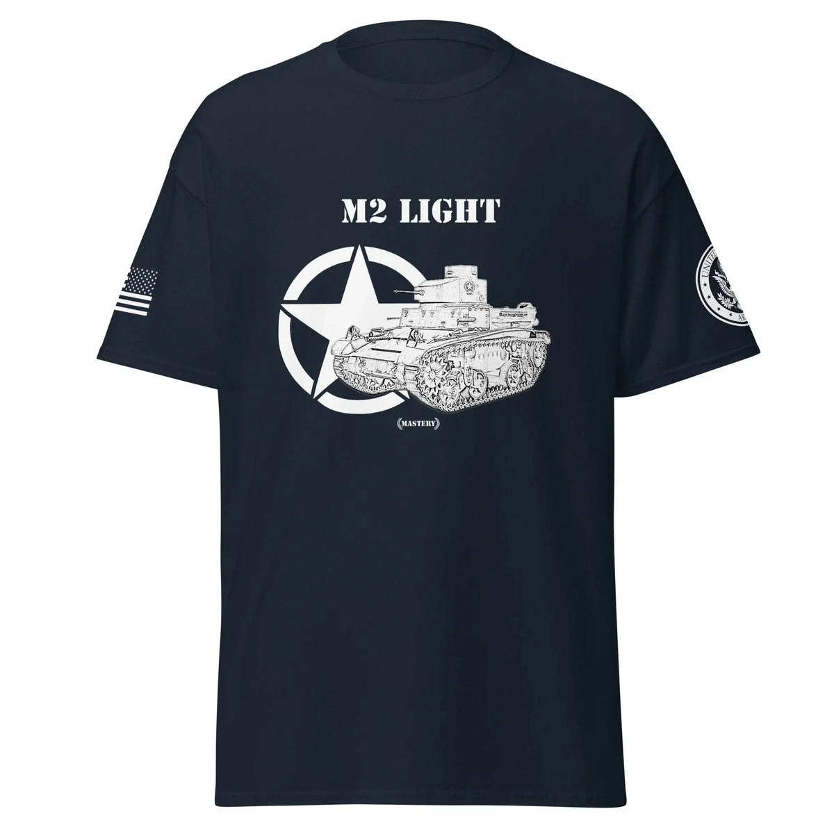 amerikanischer-leichter-panzer-m2-light-mastery-t-shirt-sw-t-shirt-jlr-design-jlr-design-de-13 - JLR Design