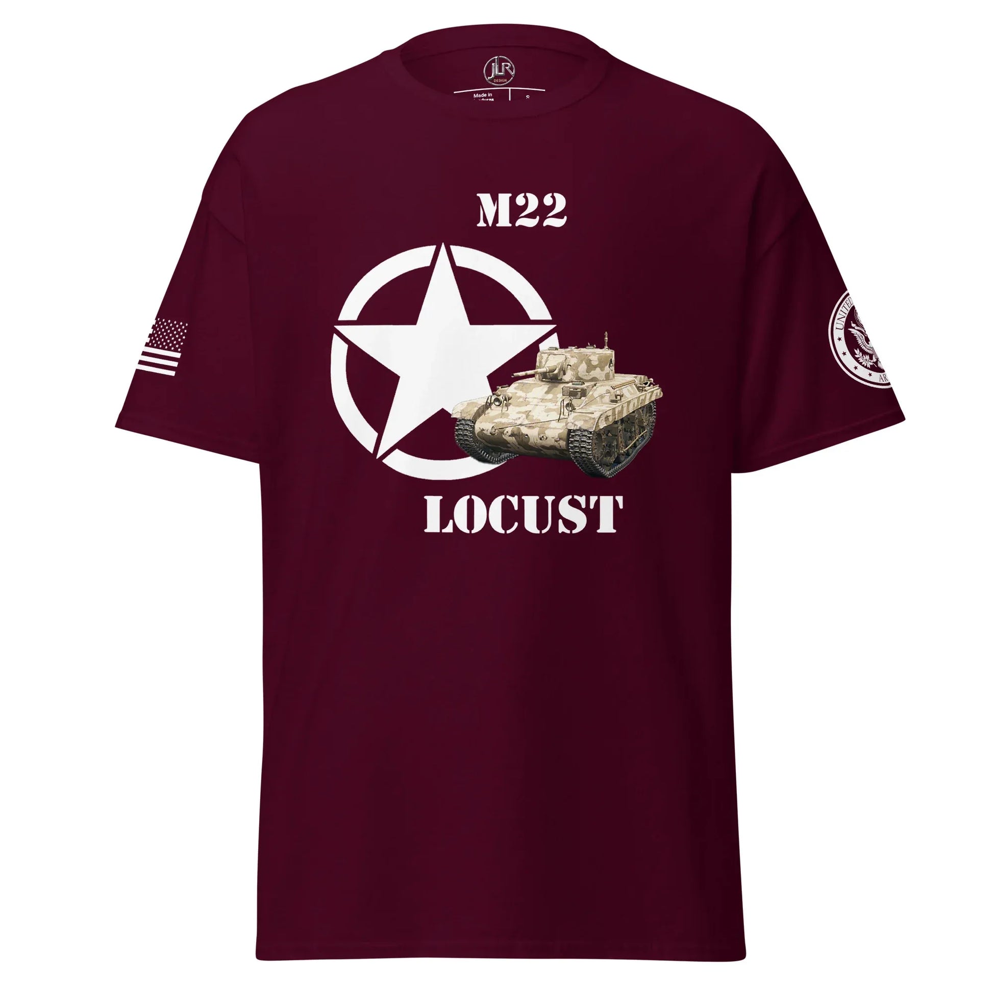 amerikanischer-leichter-panzer-m22-locust-t-shirt-t-shirt-jlr-design-7 - JLR Design