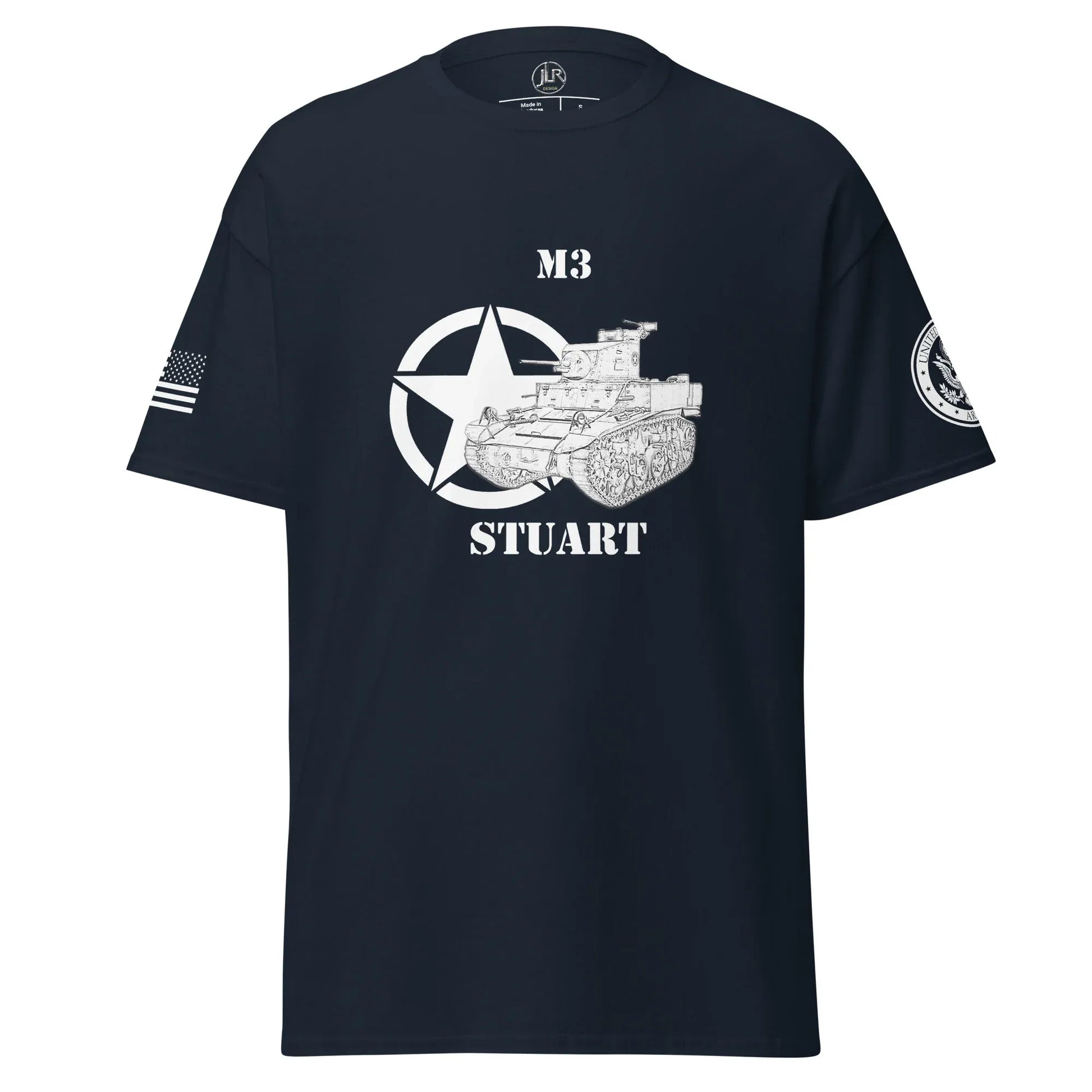 amerikanischer-leichter-panzer-m3-stuart-t-shirt-sw-t-shirt-jlr-design-4 - JLR Design
