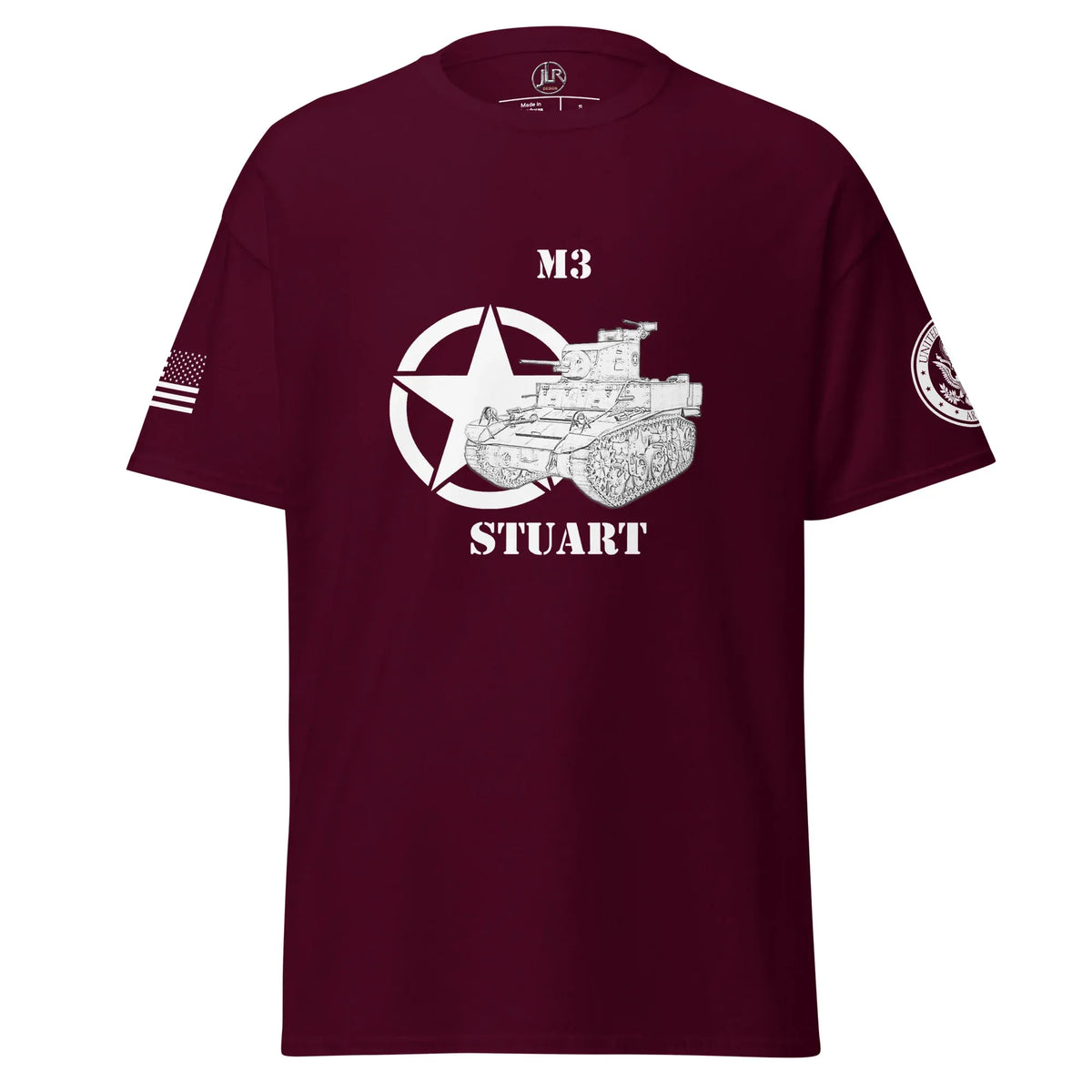 amerikanischer-leichter-panzer-m3-stuart-t-shirt-sw-t-shirt-jlr-design-jlr-design-de-7 - JLR Design