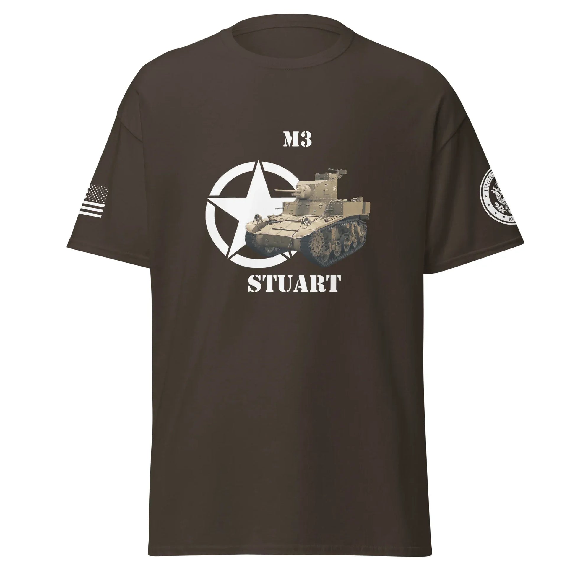 amerikanischer-leichter-panzer-m3-stuart-t-shirt-t-shirt-jlr-design-13 - JLR Design