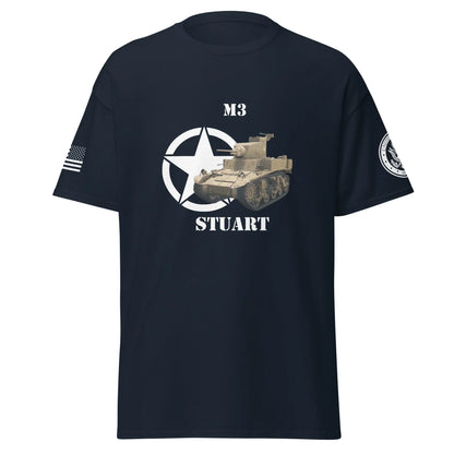 amerikanischer-leichter-panzer-m3-stuart-t-shirt-t-shirt-jlr-design-4 - JLR Design