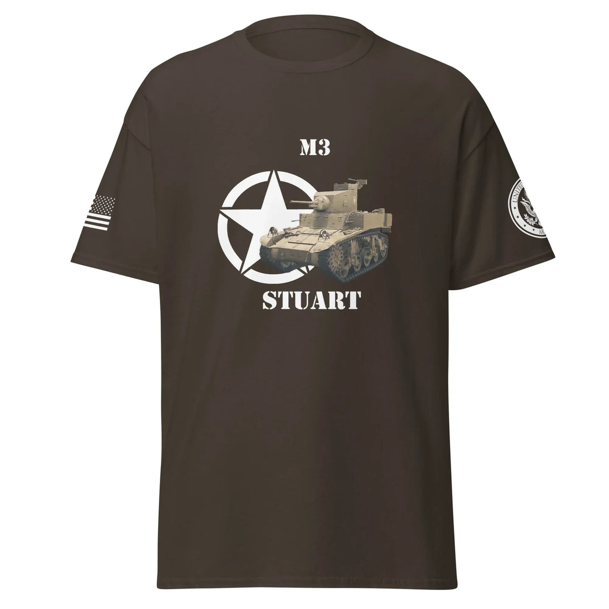amerikanischer-leichter-panzer-m3-stuart-t-shirt-t-shirt-jlr-design-jlr-design-de-13 - JLR Design