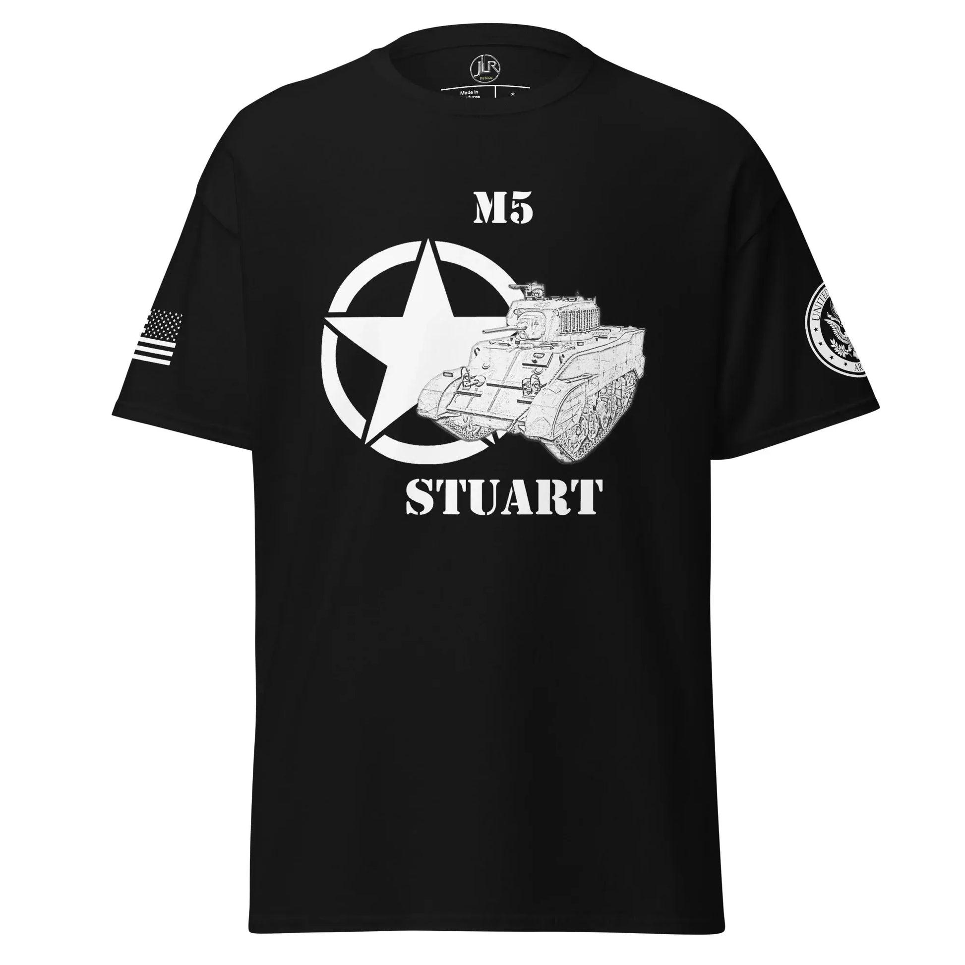 amerikanischer-leichter-panzer-m5-stuart-t-shirt-sw-t-shirt-jlr-design-1 - JLR Design