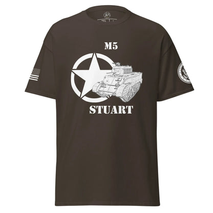 amerikanischer-leichter-panzer-m5-stuart-t-shirt-sw-t-shirt-jlr-design-13 - JLR Design