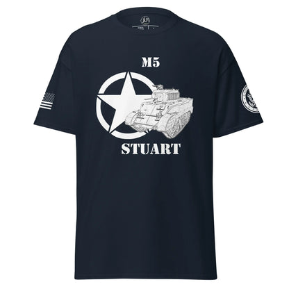 amerikanischer-leichter-panzer-m5-stuart-t-shirt-sw-t-shirt-jlr-design-4 - JLR Design