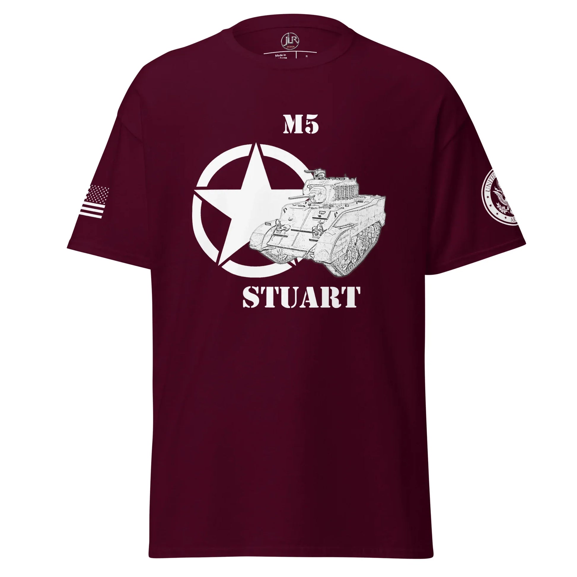 amerikanischer-leichter-panzer-m5-stuart-t-shirt-sw-t-shirt-jlr-design-7 - JLR Design