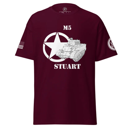 amerikanischer-leichter-panzer-m5-stuart-t-shirt-sw-t-shirt-jlr-design-7 - JLR Design