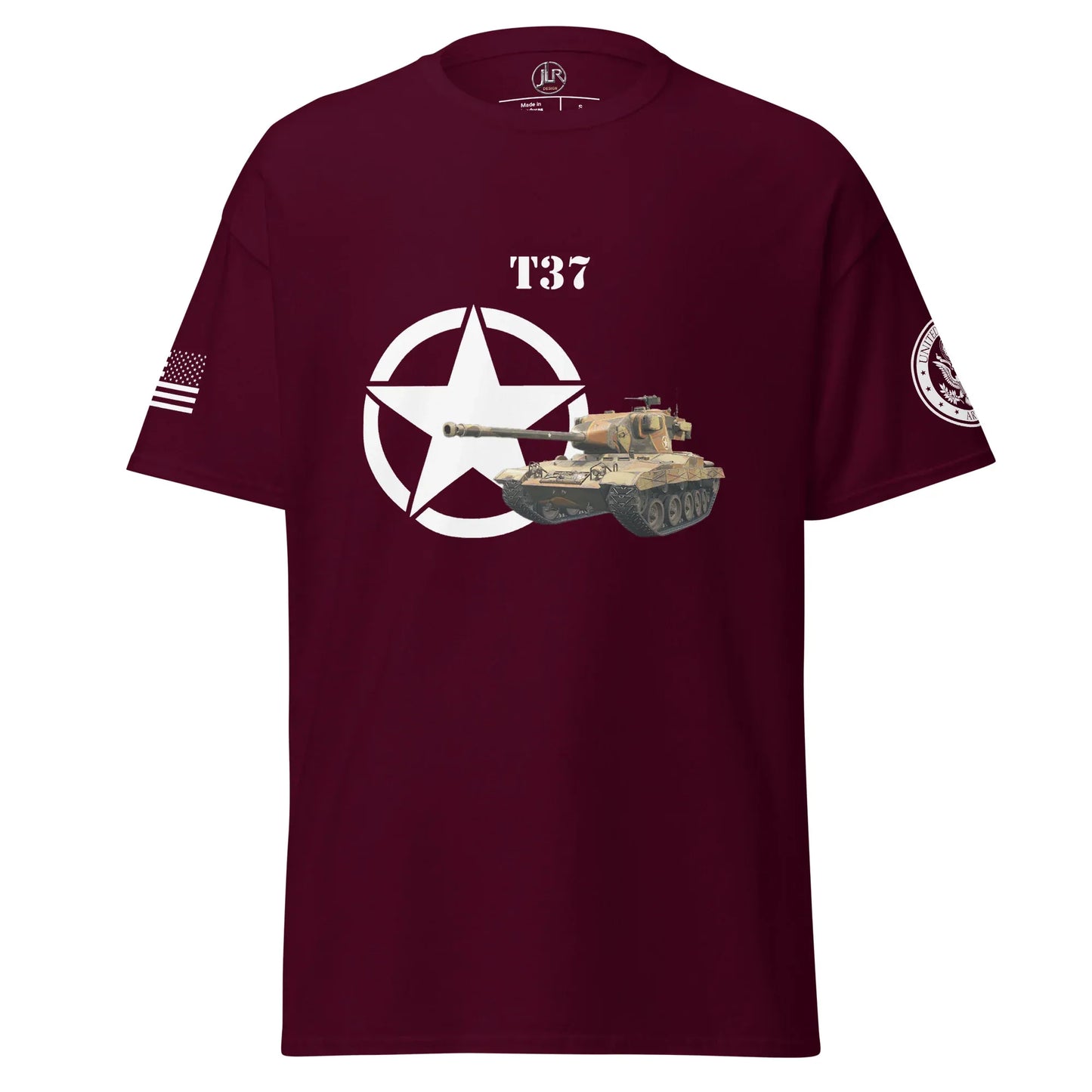 amerikanischer-leichter-panzer-t37-t-shirt-t-shirt-jlr-design-7 - JLR Design