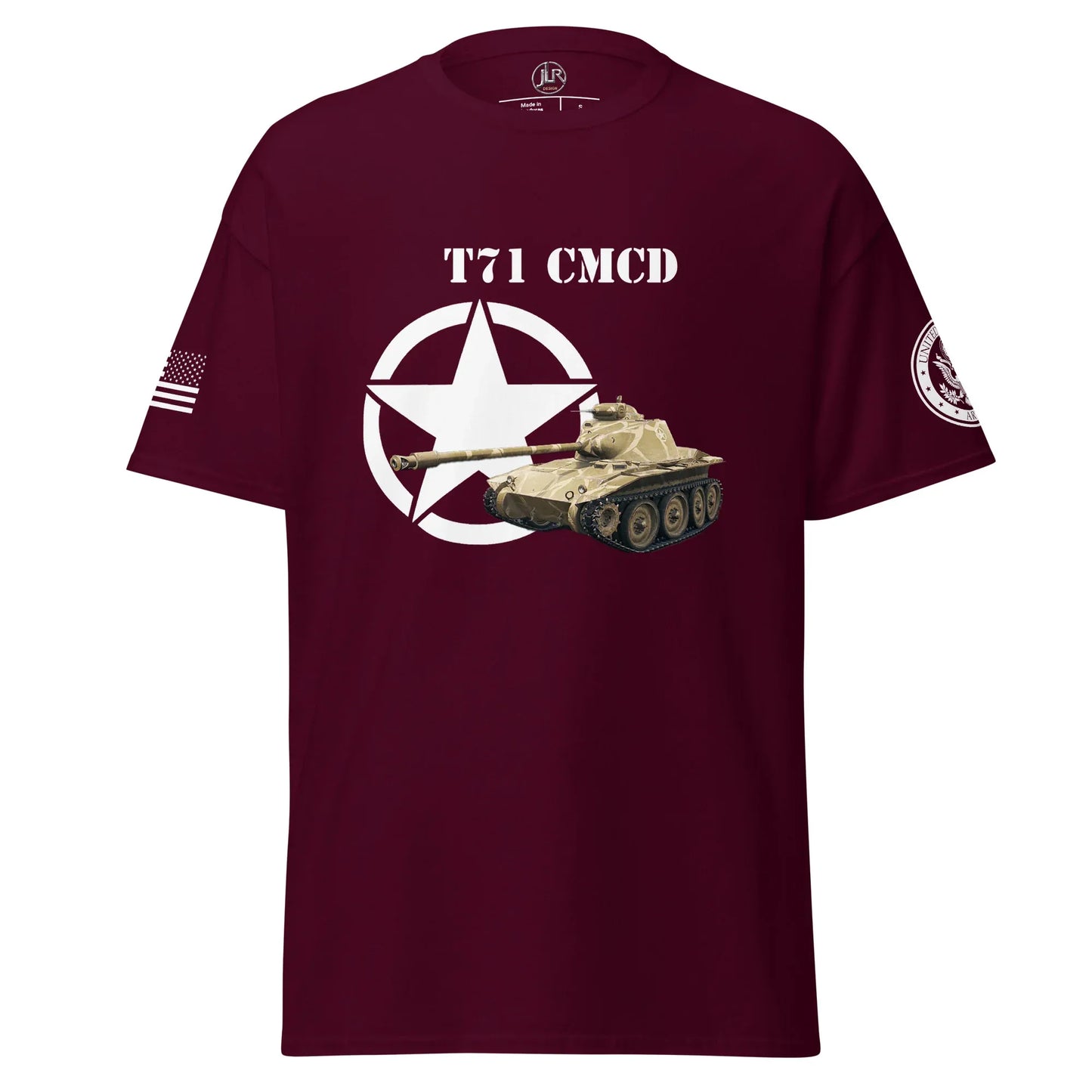 amerikanischer-leichter-panzer-t71-cmcd-t-shirt-t-shirt-jlr-design-7 - JLR Design