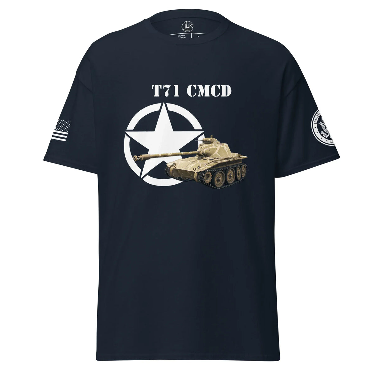 amerikanischer-leichter-panzer-t71-cmcd-t-shirt-t-shirt-jlr-design-jlr-design-de-4 - JLR Design