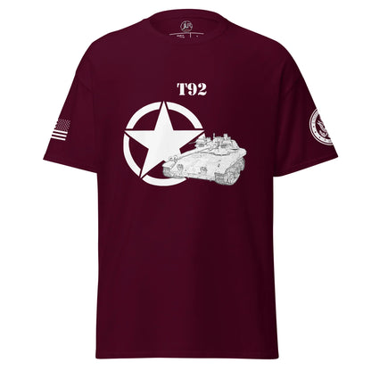 amerikanischer-leichter-panzer-t92-t-shirt-sw-t-shirt-jlr-design-7 - JLR Design