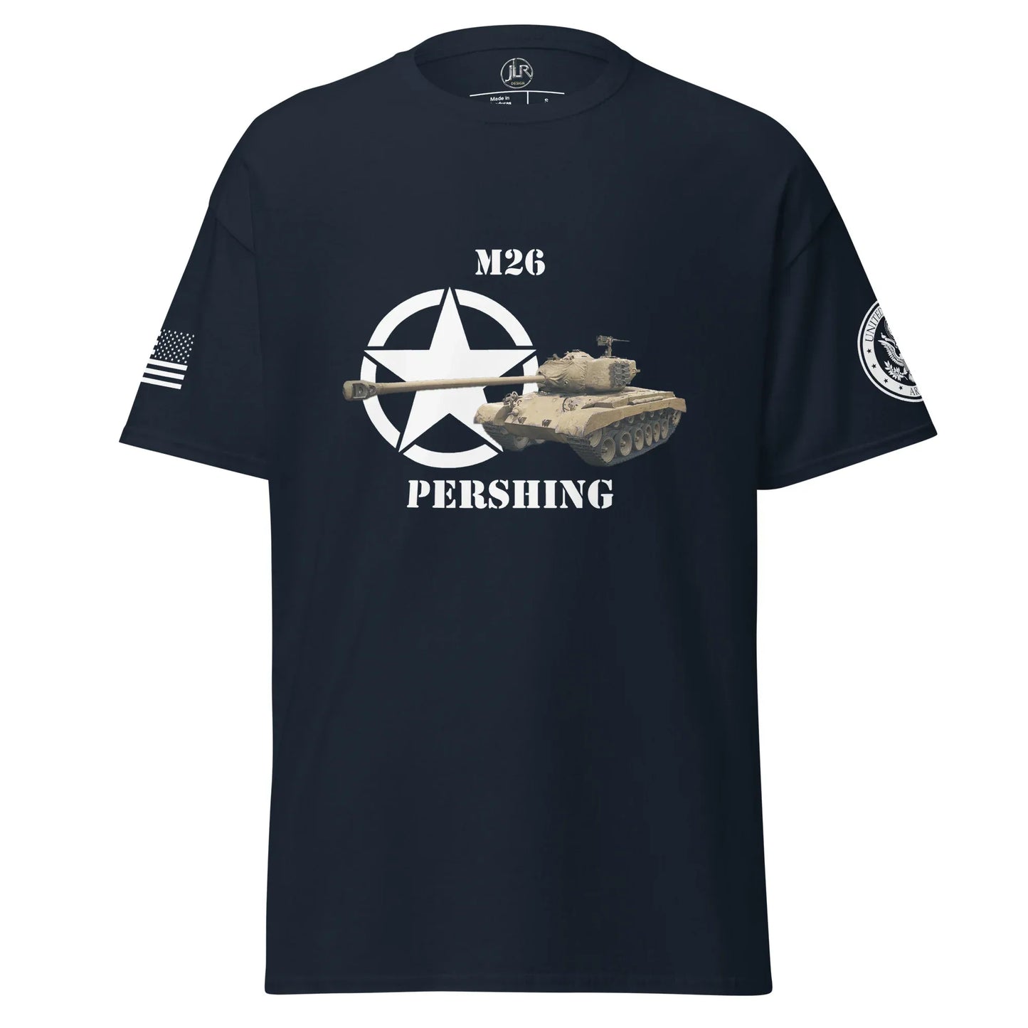amerikanischer-mittlerer-panzer-m26-pershing-t-shirt-t-shirt-jlr-design-4 - JLR Design