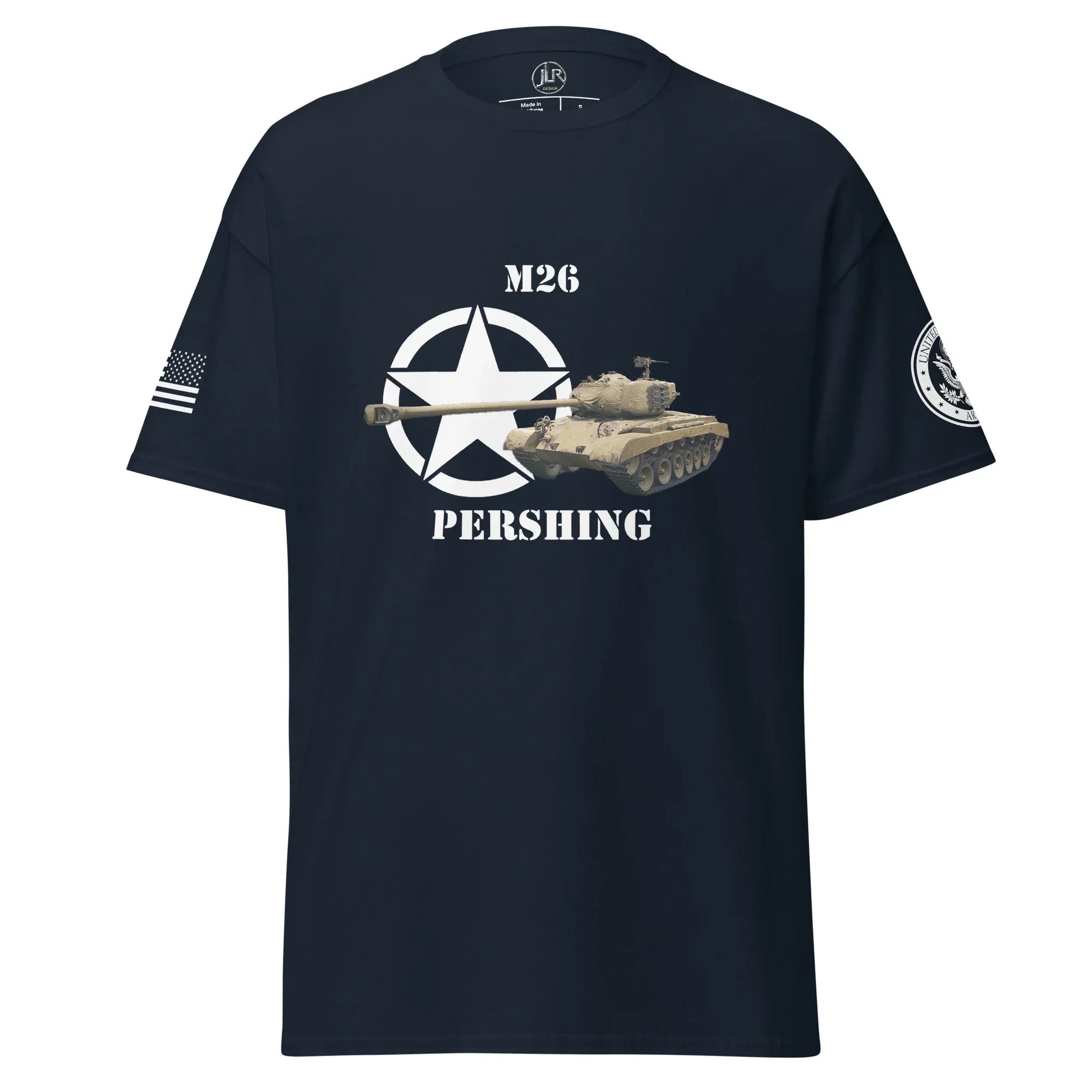 amerikanischer-mittlerer-panzer-m26-pershing-t-shirt-t-shirt-jlr-design-4 - JLR Design