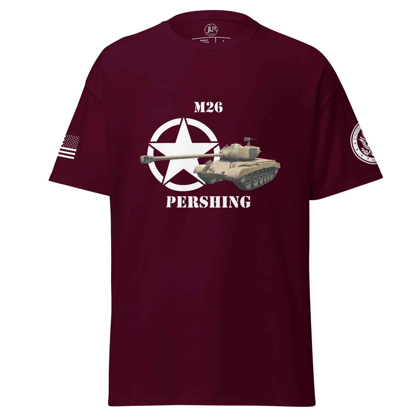 amerikanischer-mittlerer-panzer-m26-pershing-t-shirt-t-shirt-jlr-design-7 - JLR Design