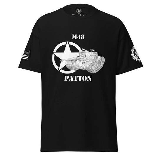 amerikanischer-mittlerer-panzer-m48-patton-t-shirt-sw-t-shirt-jlr-design-1 - JLR Design
