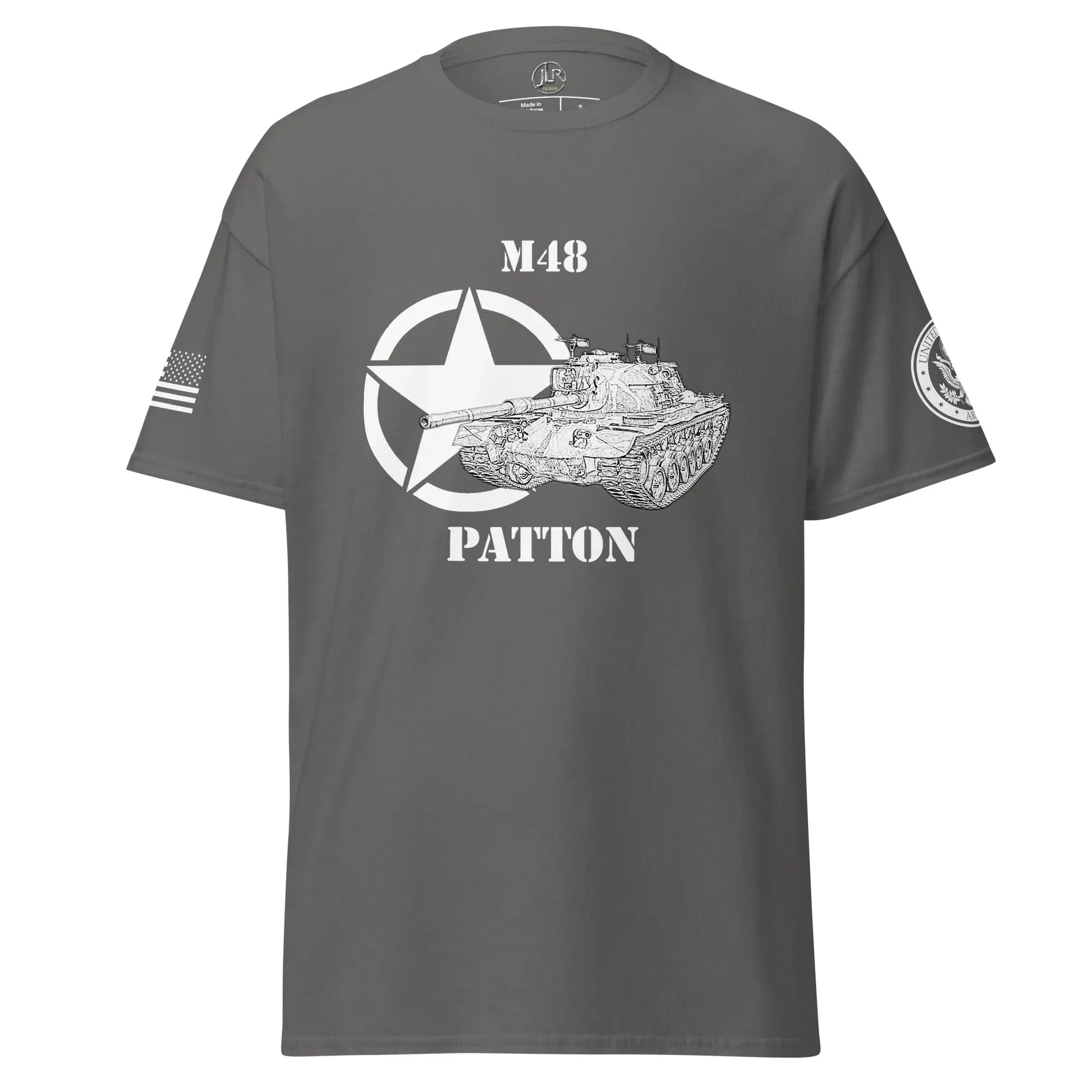 amerikanischer-mittlerer-panzer-m48-patton-t-shirt-sw-t-shirt-jlr-design-10 - JLR Design