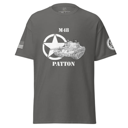 amerikanischer-mittlerer-panzer-m48-patton-t-shirt-sw-t-shirt-jlr-design-10 - JLR Design