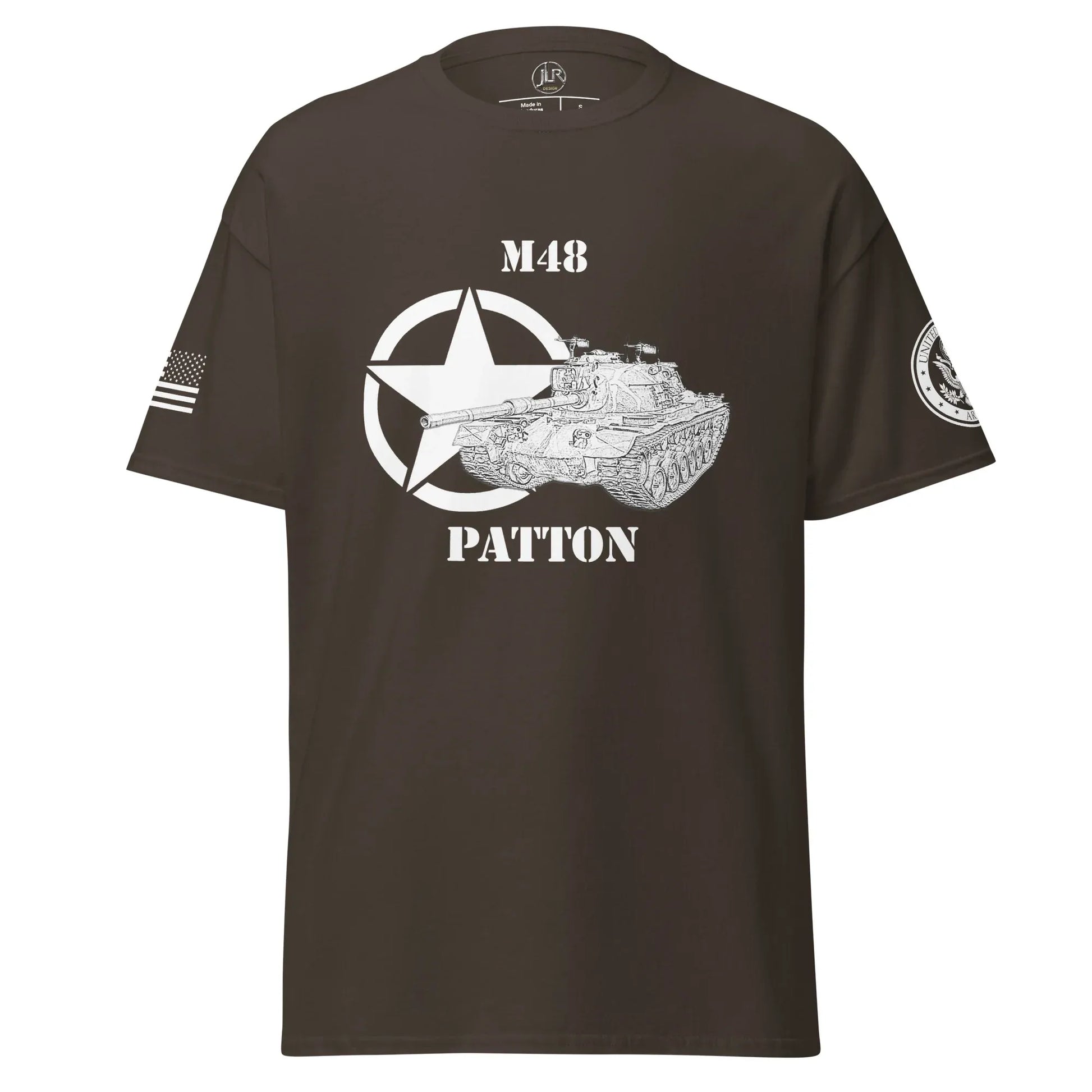 amerikanischer-mittlerer-panzer-m48-patton-t-shirt-sw-t-shirt-jlr-design-13 - JLR Design