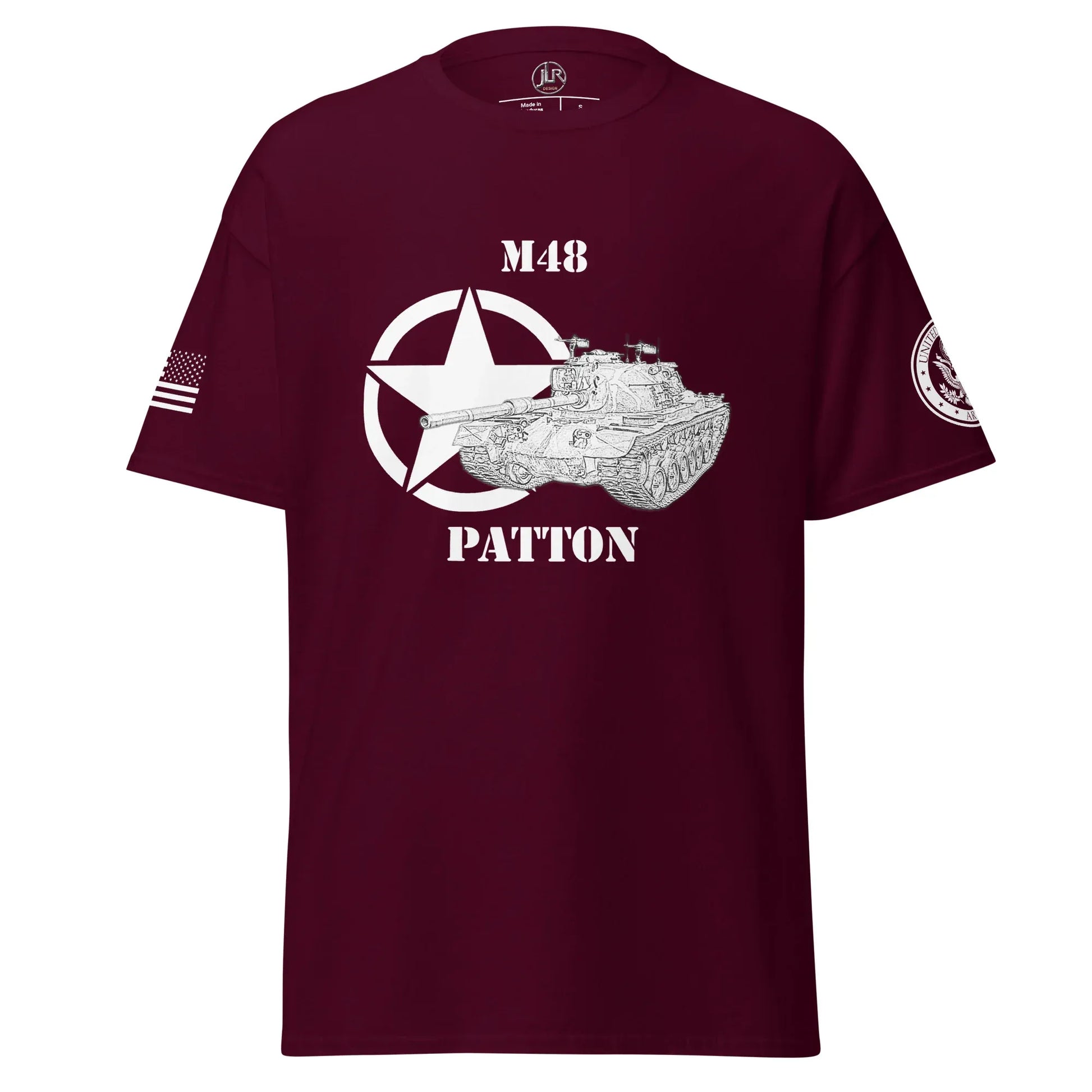amerikanischer-mittlerer-panzer-m48-patton-t-shirt-sw-t-shirt-jlr-design-7 - JLR Design