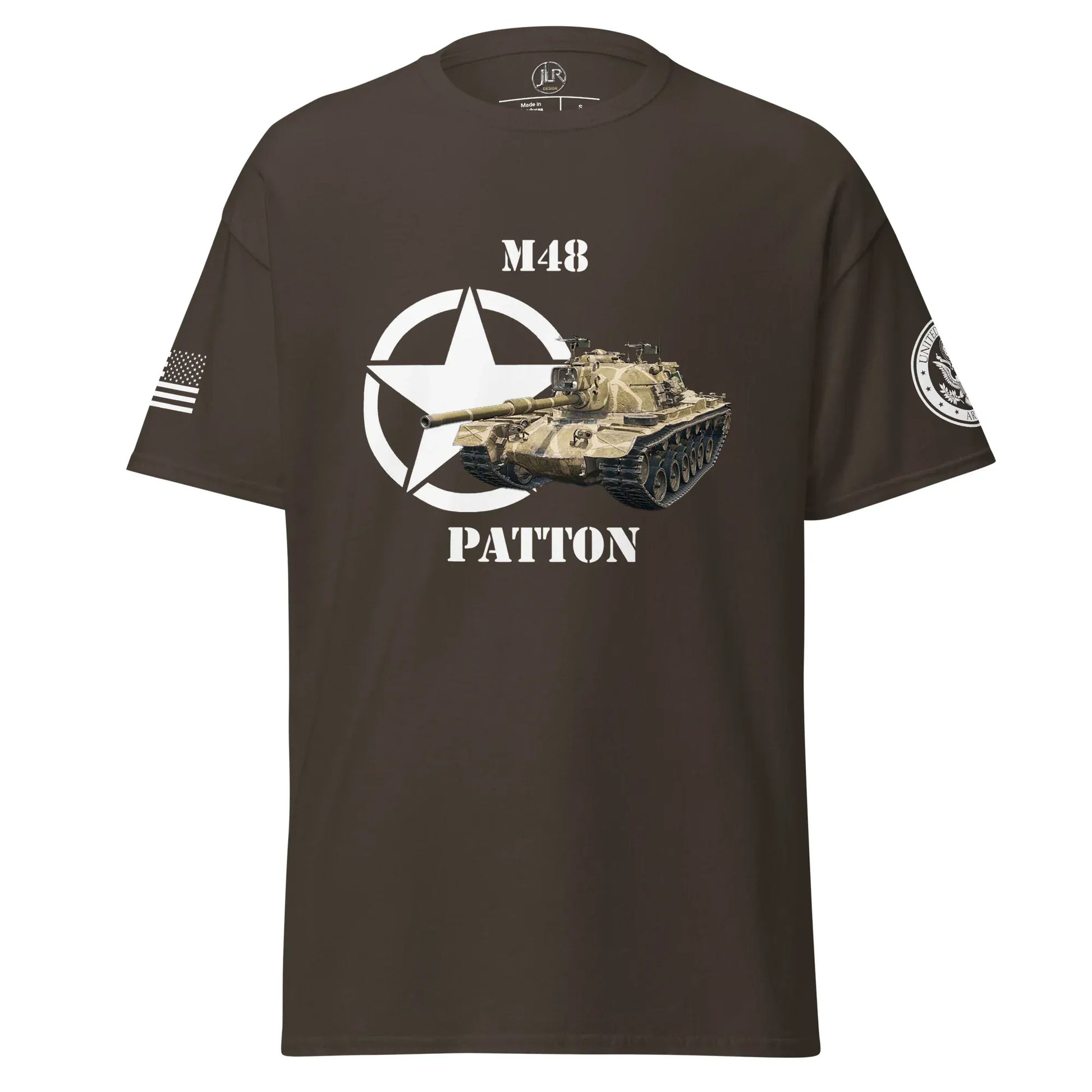 amerikanischer-mittlerer-panzer-m48-patton-t-shirt-t-shirt-jlr-design-13 - JLR Design