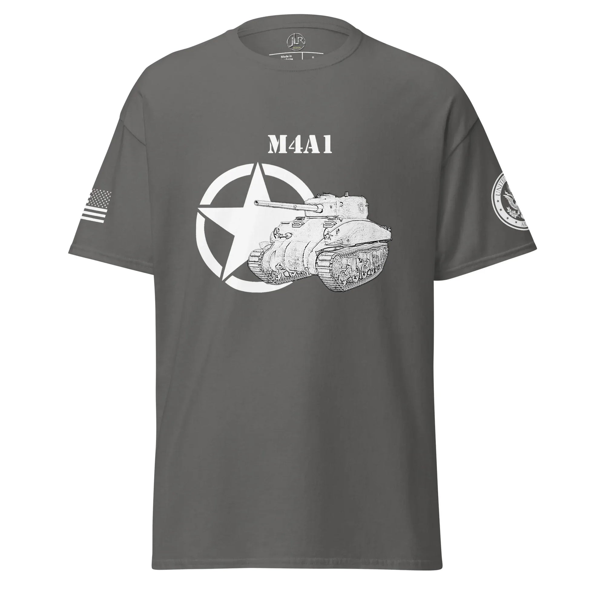 amerikanischer-mittlerer-panzer-m4a1-t-shirt-sw-t-shirt-jlr-design-10 - JLR Design