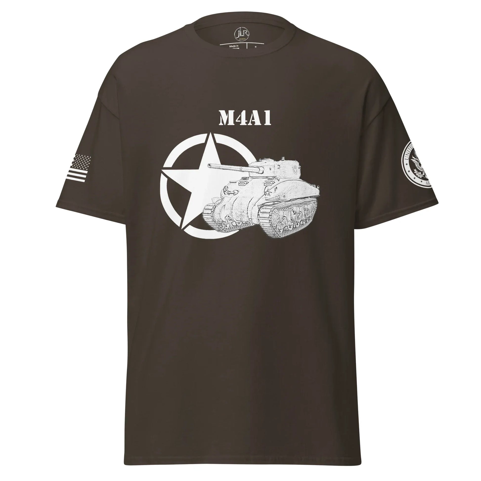 amerikanischer-mittlerer-panzer-m4a1-t-shirt-sw-t-shirt-jlr-design-13 - JLR Design