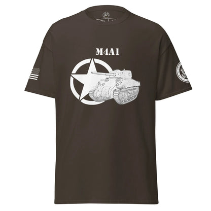 amerikanischer-mittlerer-panzer-m4a1-t-shirt-sw-t-shirt-jlr-design-13 - JLR Design