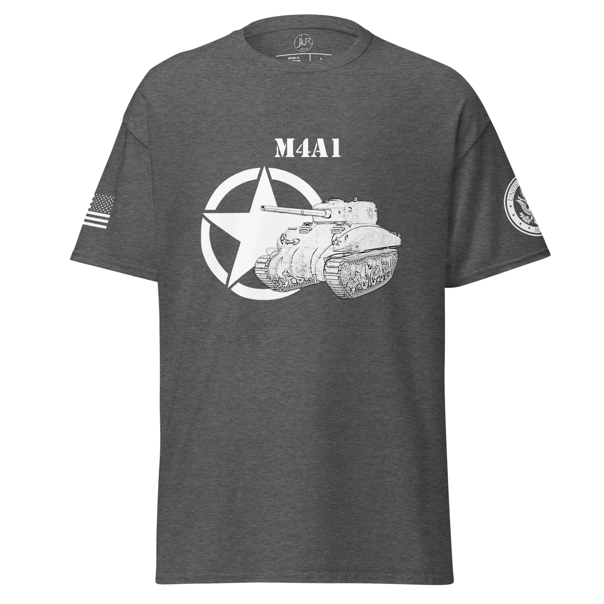 amerikanischer-mittlerer-panzer-m4a1-t-shirt-sw-t-shirt-jlr-design-16 - JLR Design