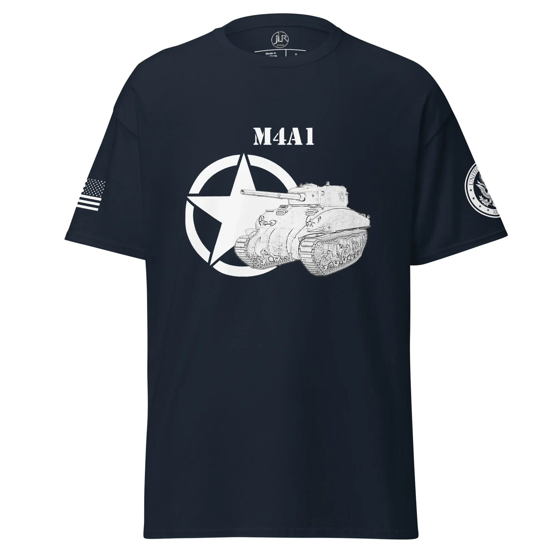 amerikanischer-mittlerer-panzer-m4a1-t-shirt-sw-t-shirt-jlr-design-4 - JLR Design