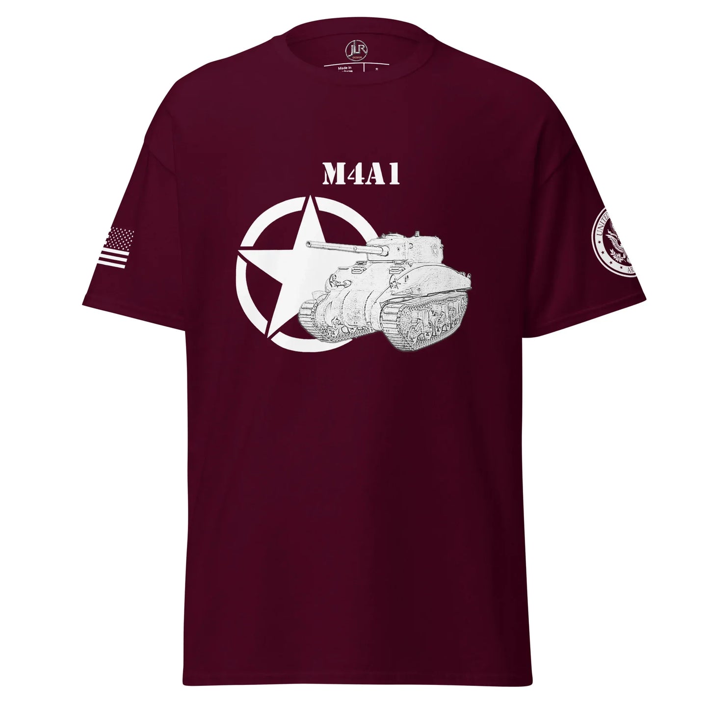 amerikanischer-mittlerer-panzer-m4a1-t-shirt-sw-t-shirt-jlr-design-7 - JLR Design
