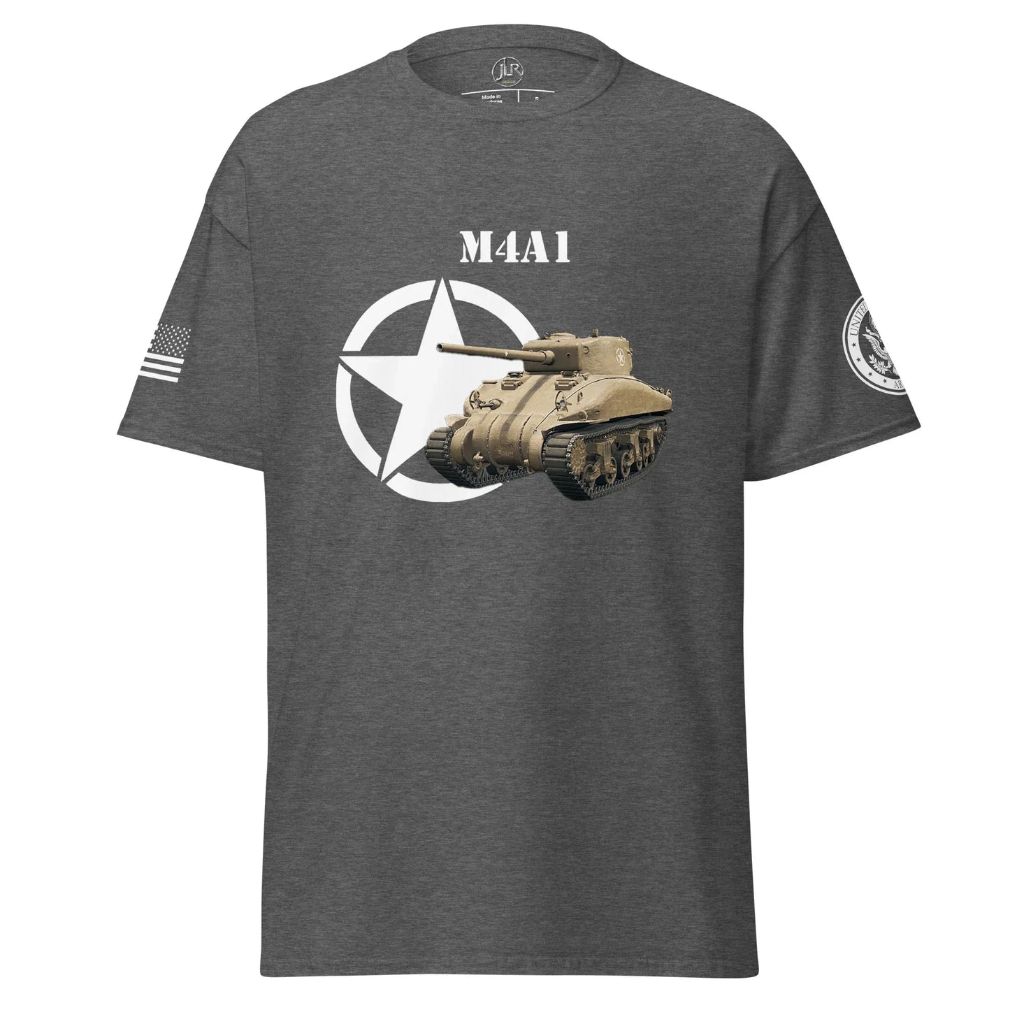 amerikanischer-mittlerer-panzer-m4a1-t-shirt-t-shirt-jlr-design-16 - JLR Design