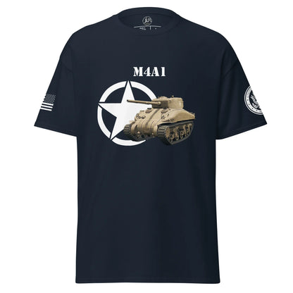 amerikanischer-mittlerer-panzer-m4a1-t-shirt-t-shirt-jlr-design-4 - JLR Design