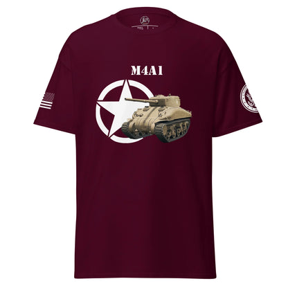 amerikanischer-mittlerer-panzer-m4a1-t-shirt-t-shirt-jlr-design-7 - JLR Design