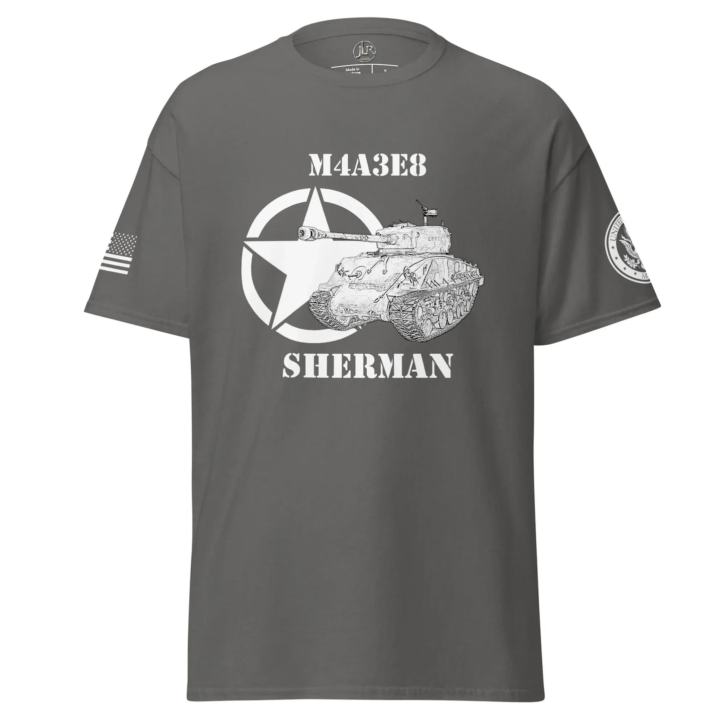 amerikanischer-mittlerer-panzer-m4a3e8-sherman-t-shirt-sw-t-shirt-jlr-design-10 - JLR Design