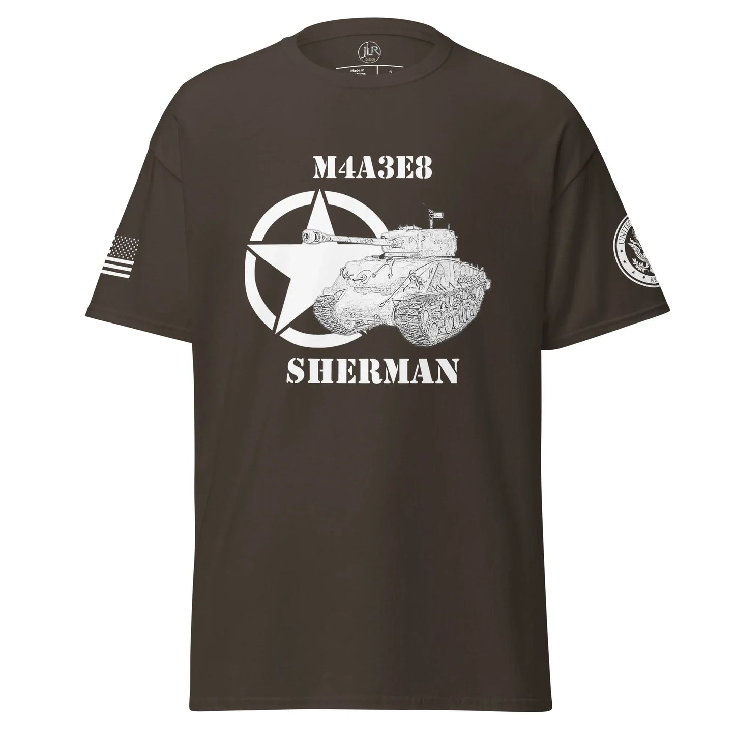 amerikanischer-mittlerer-panzer-m4a3e8-sherman-t-shirt-sw-t-shirt-jlr-design-13 - JLR Design