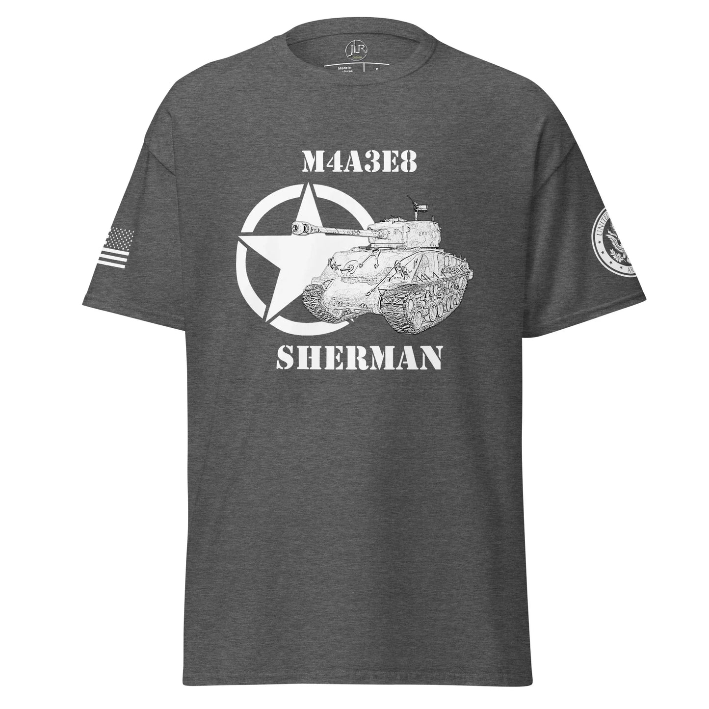 amerikanischer-mittlerer-panzer-m4a3e8-sherman-t-shirt-sw-t-shirt-jlr-design-16 - JLR Design