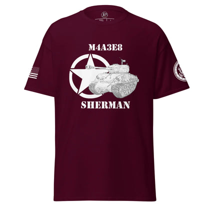 amerikanischer-mittlerer-panzer-m4a3e8-sherman-t-shirt-sw-t-shirt-jlr-design-7 - JLR Design