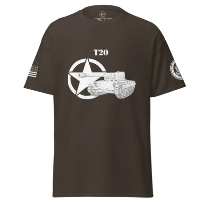 amerikanischer-mittlerer-panzer-t20-t-shirt-sw-t-shirt-jlr-design-13 - JLR Design