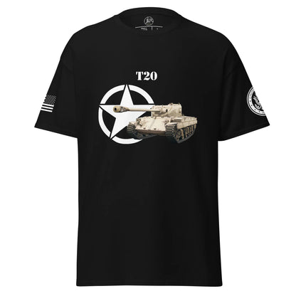 amerikanischer-mittlerer-panzer-t20-t-shirt-t-shirt-jlr-design-1 - JLR Design