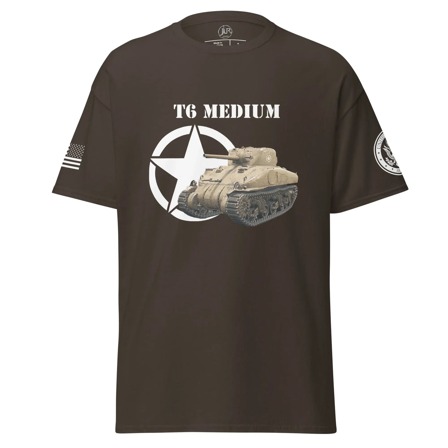 amerikanischer-mittlerer-panzer-t6-medium-t-shirt-t-shirt-jlr-design-86006 - JLR Design