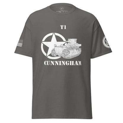 amerikanischer-panzer-t1-cunningham-t-shirt-sw-t-shirt-jlr-design-10 - JLR Design