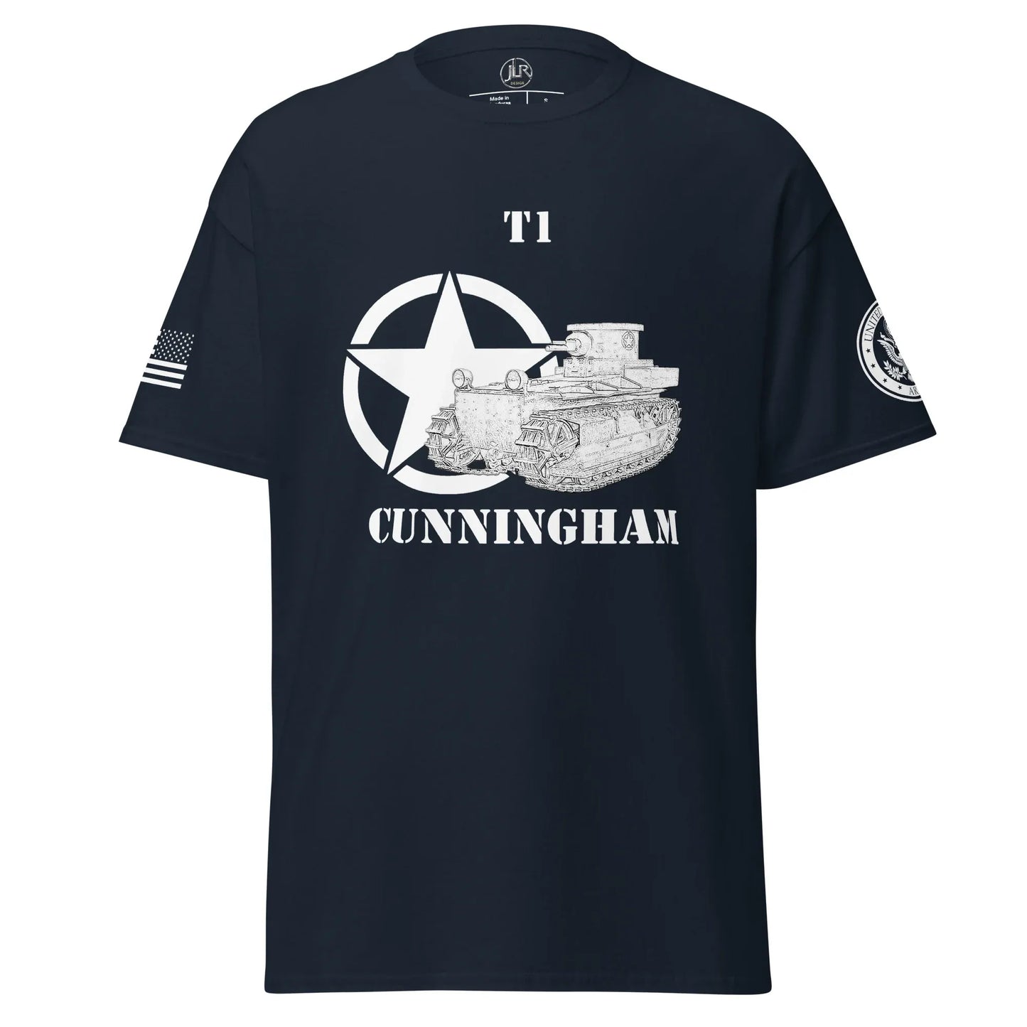 amerikanischer-panzer-t1-cunningham-t-shirt-sw-t-shirt-jlr-design-4 - JLR Design