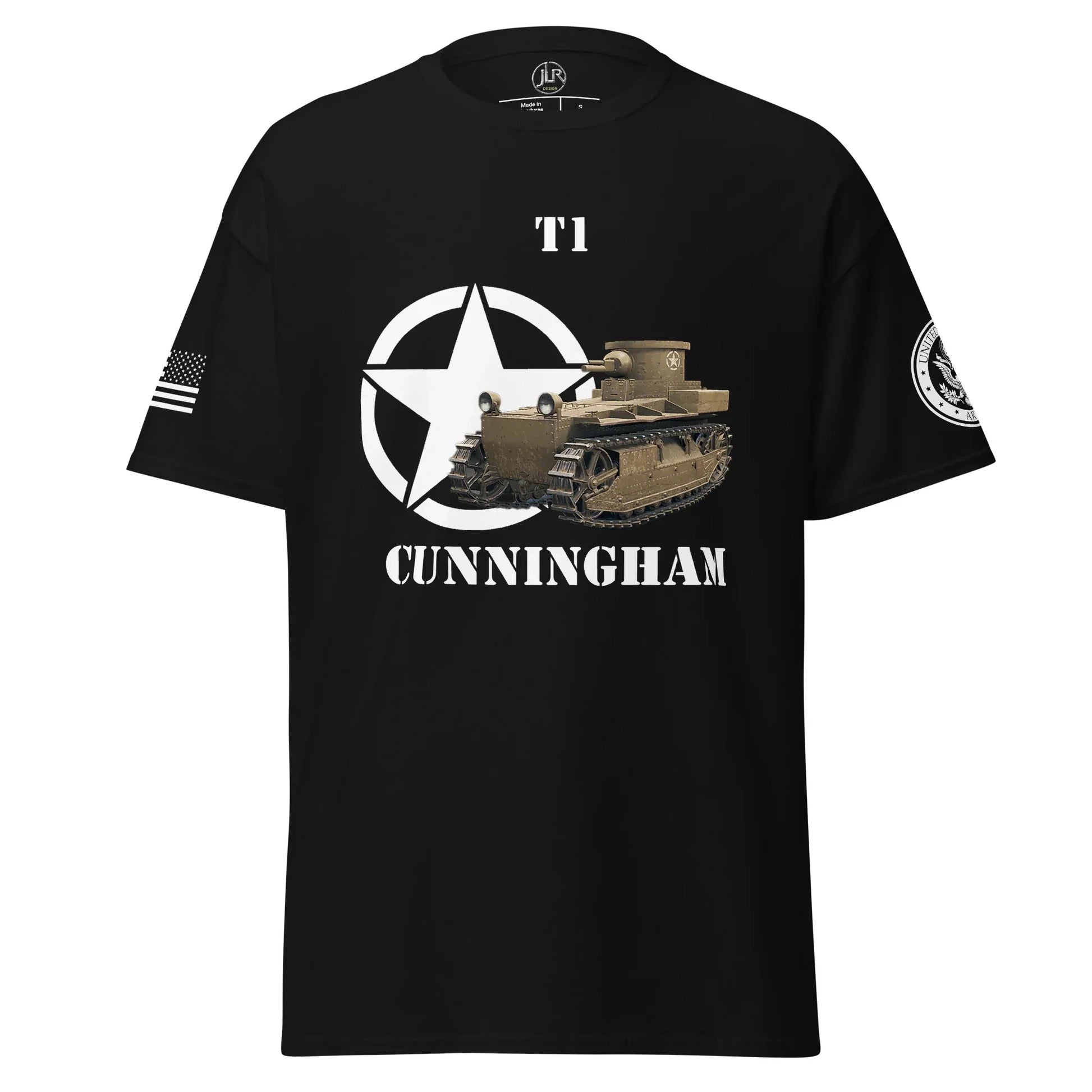 amerikanischer-panzer-t1-cunningham-t-shirt-t-shirt-jlr-design-1 - JLR Design
