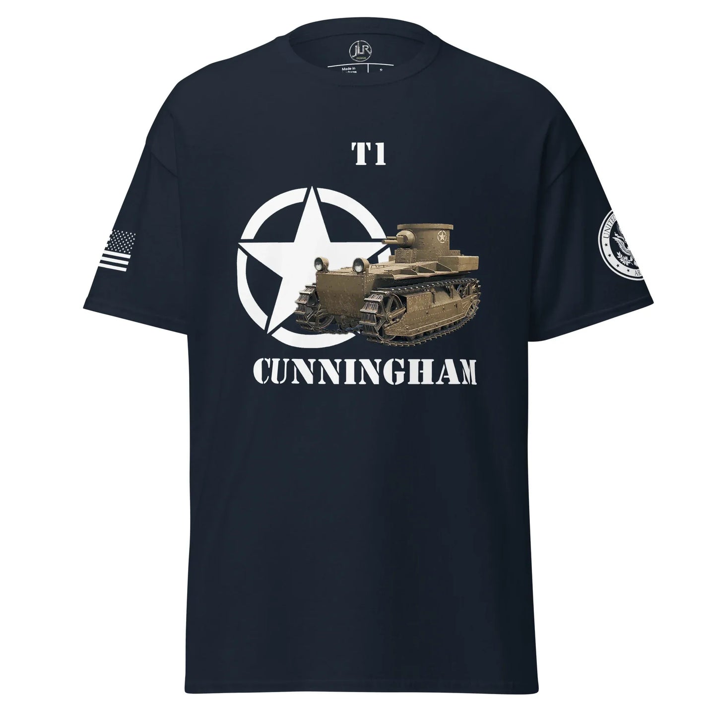 amerikanischer-panzer-t1-cunningham-t-shirt-t-shirt-jlr-design-4 - JLR Design