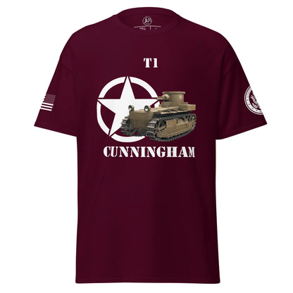 amerikanischer-panzer-t1-cunningham-t-shirt-t-shirt-jlr-design-7 - JLR Design