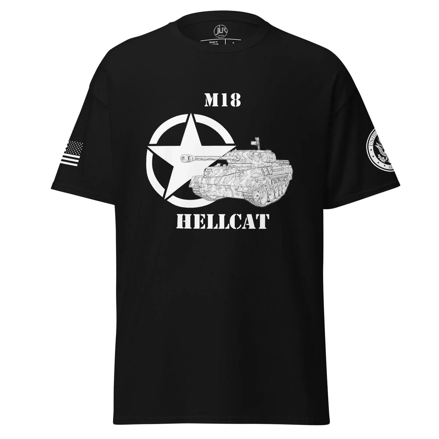 amerikanischer-panzerjager-m18-hellcat-t-shirt-sw-t-shirt-jlr-design-1 - JLR Design