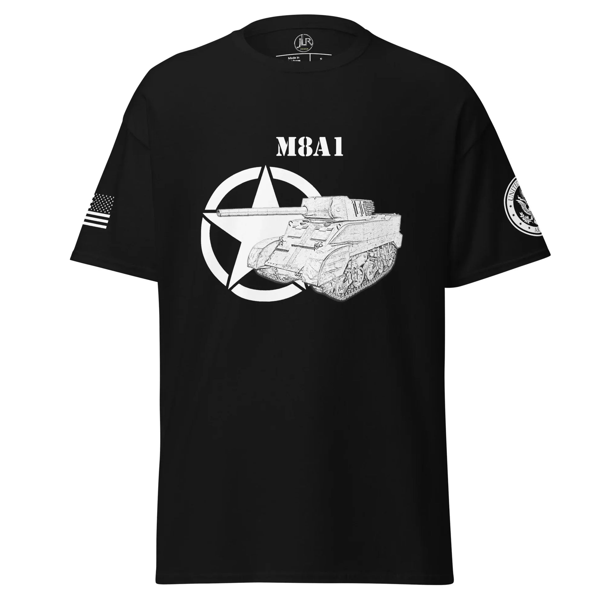amerikanischer-panzerjager-m8a1-t-shirt-sw-t-shirt-jlr-design-1 - JLR Design